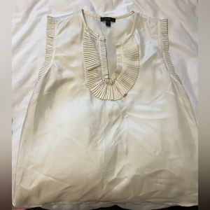 J Crew silk sleeveless blouse size 12